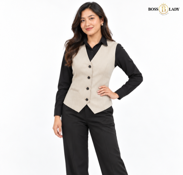 Classic Cream Formal Waistcoat