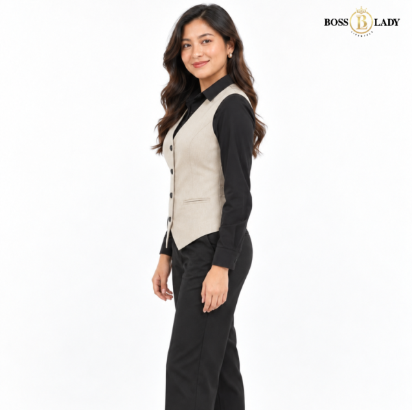 Classic Cream Formal Waistcoat