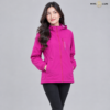 Pink Zip-Up Windbreaker Jacket