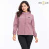 Light Pink Zip-Up Windbreaker Jacket