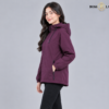 Purple Zip-Up Windbreaker Jacket