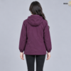 Purple Zip-Up Windbreaker Jacket